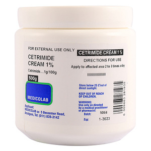 CETRIMIDE 1% CREAM 500G MEDICOLAB