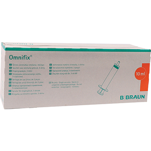 SYRI 10ML 3PART LUER SLIP OMNIFIX 100~