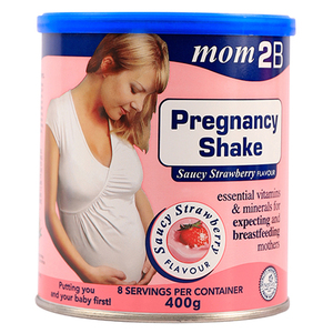 MOM2B PREG SHAKE STRWB 400G POWDER