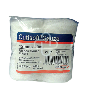 RIBBON GAUZE 12X10M NS CUTISOFT 10s