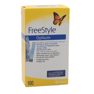 FREESTYLE OPTIUM GLUCOSE STRIPS 100~
