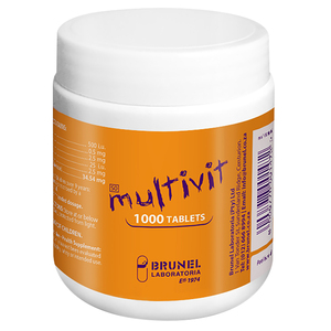 MULTIVITAMIN TABS RED 1000 BRUNEL
