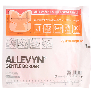 ALLEVYN HEEL GENTLE BORDER DRESSING   1