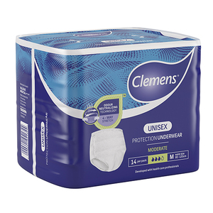 CLEMENS UNISEX PROT UNDERWEAR MED 14