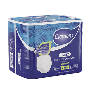 CLEMENS UNISEX PROT UNDERWEAR LRG 14