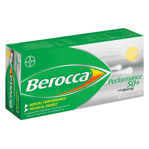 BEROCCA PERFORMANCE 50+ 30 EFF TABS