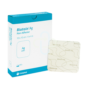 BIATAIN AG NON ADHESIVE 10X10CM 5 ~