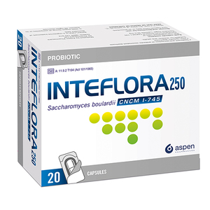 INTEFLORA 250MG CAP 20