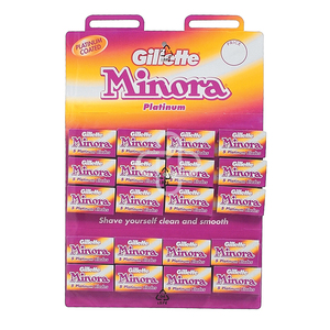GILLETTE MINORA PLATINUM DEDG HBDC 20X5~