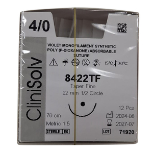 SUT PD O VIOLET 22MM 1/2C TAPER 70CM 12~