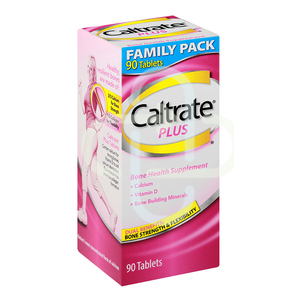 CALTRATE PLUS 500IU VIT D 90