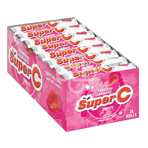 SUPER C ROLLS STRAWBERRY 24 ~