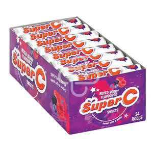 SUPER C ROLLS MIXED BERRY 24 ~