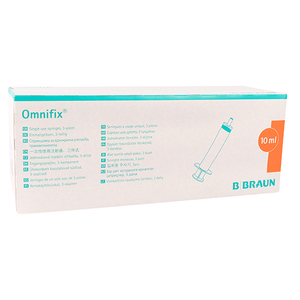 SYRI 10ML 3PART LUER LOCK OMNIFIX 100~