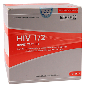HOMEMED HIV 1/2 TEST SHIPPER 15