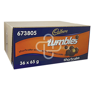 CADBURY TUMBLES SHORTCAKE 60G X  36 ~