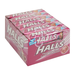 HALLS FRUIT EXPLOSN STICK PCKS 10PC X18~