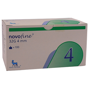 NOVOFINE 32G 4MM 100 NEEDLES