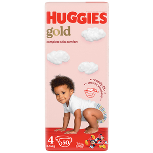 HUGGIES GOLD NAPPIES SIZE 4 VP 50