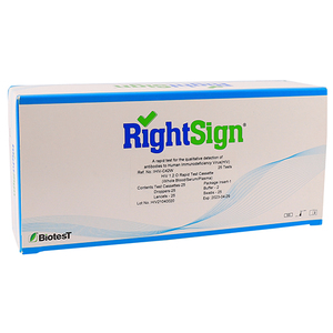 HIV RAPID TEST RIGHT SIGN CASSETTE 25~