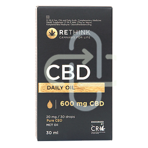 RETHINK CBD DAILY OIL 600MG 30ML
