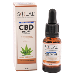 SOLAL CBD DROPS 600MG  15ML