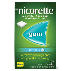 NICORETTE ICY WHITE 4MG 105