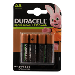 DURACELL RECHARGEABLE ULTRA AA 250MAH 4S