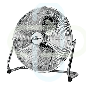 ALVA AIR 40CM METAL FLOOR FAN - SILVER 1
