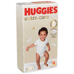 HUGGIES EXTRA CARE SIZE 4 PACK OF 52