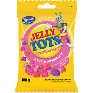 JELLY TOTS CRAZIBERRIES 100G X 40 ~
