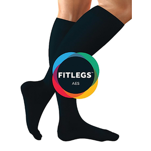 COMPRESSION STOCKING THIGH HI BLACK XL