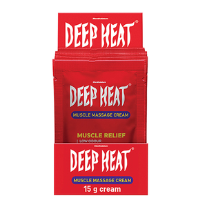 DEEP HEAT MUSCLE MASSAGE CREAM 15Gx12~