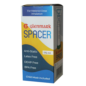GLENMARK SPACER DEVICE+CHILD MASK 175ML