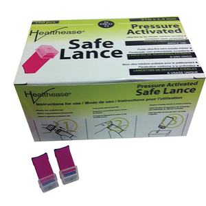 LANCET SAFETY 21Gx2.4MM HEALTHEASE 100~