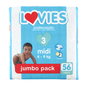 LOVIES JUMBO PACK MIDI 56