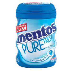 MENTOS GUM CURVY BOTTLE MINT 6 ~