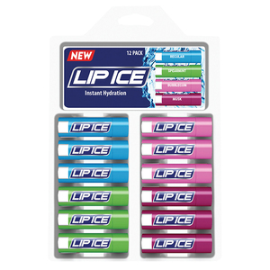 LIP ICE LIP BALM ASSORTED WAX TRAY 12 ~