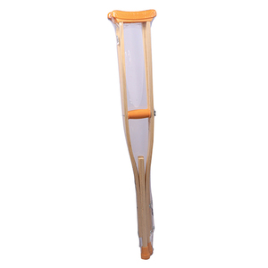 WOODEN CRUTCHES 1 PAIR MED