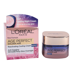 LOREAL MOIST AGE PERF GOLD NGHT POT 50ML