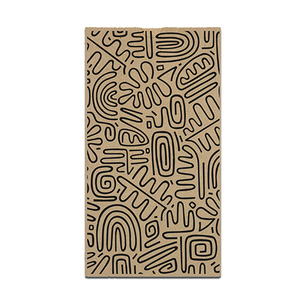 PAPER GIFT BAG LARGE ABSTRACT 500 ~