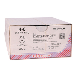 SUT VICRYL 5/0 J844G 45CM 3/8C 16MM 12~