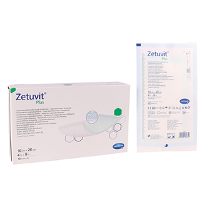 ZETUVIT PLUS ABSORB PAD STE 10X20CM 10~