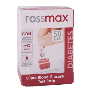 ROSSMAX GLUCOMETER TEST STRIPS 50S