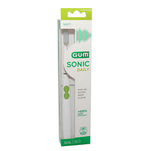 GUM SONIC DAILY TOOTHBRUSH - WHITE